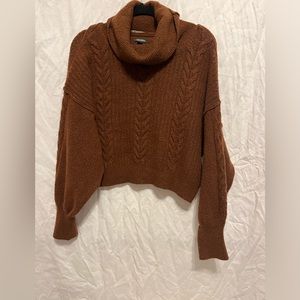 Wild fable brown turtleneck sweater. XL.